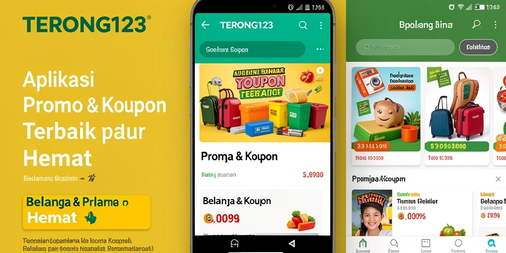 Tampilan antarmuka aplikasi TERONG123 dengan berbagai promo menarik.